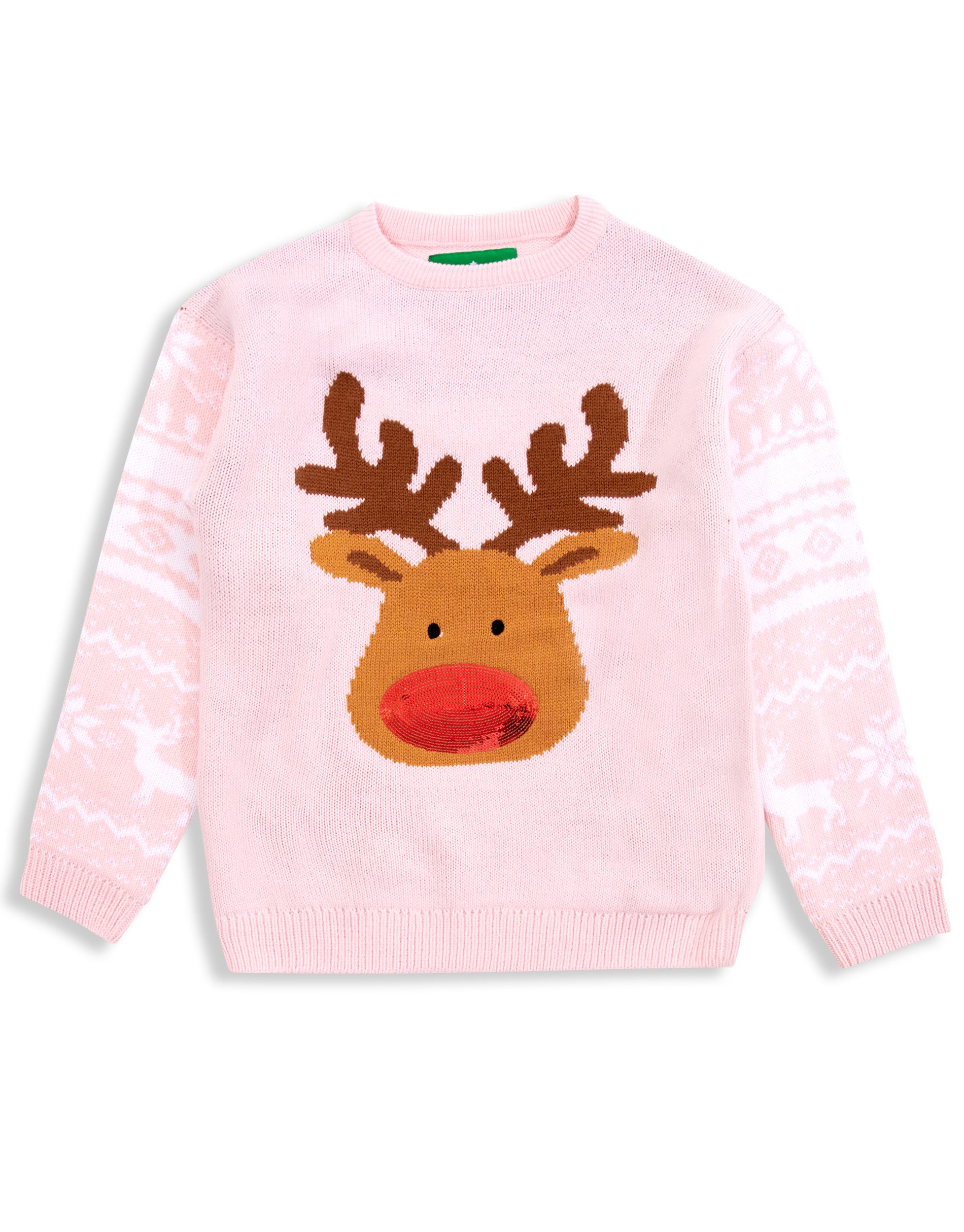 Threadgirls Rundhalspullover Forest  (1-tlg) in tollem Weihnachts-Design