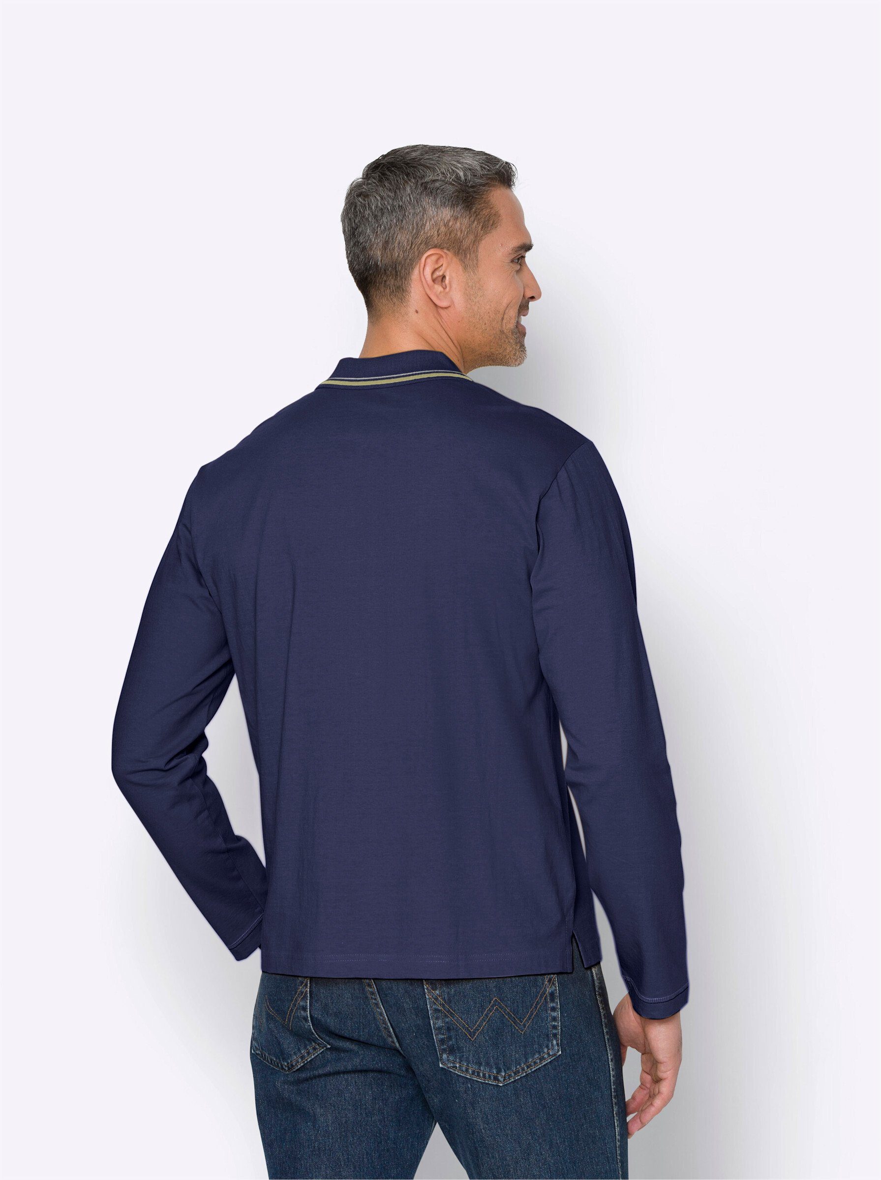 Classic Langarm-Poloshirt "Poloshirt", (1 tlg.) günstig online kaufen