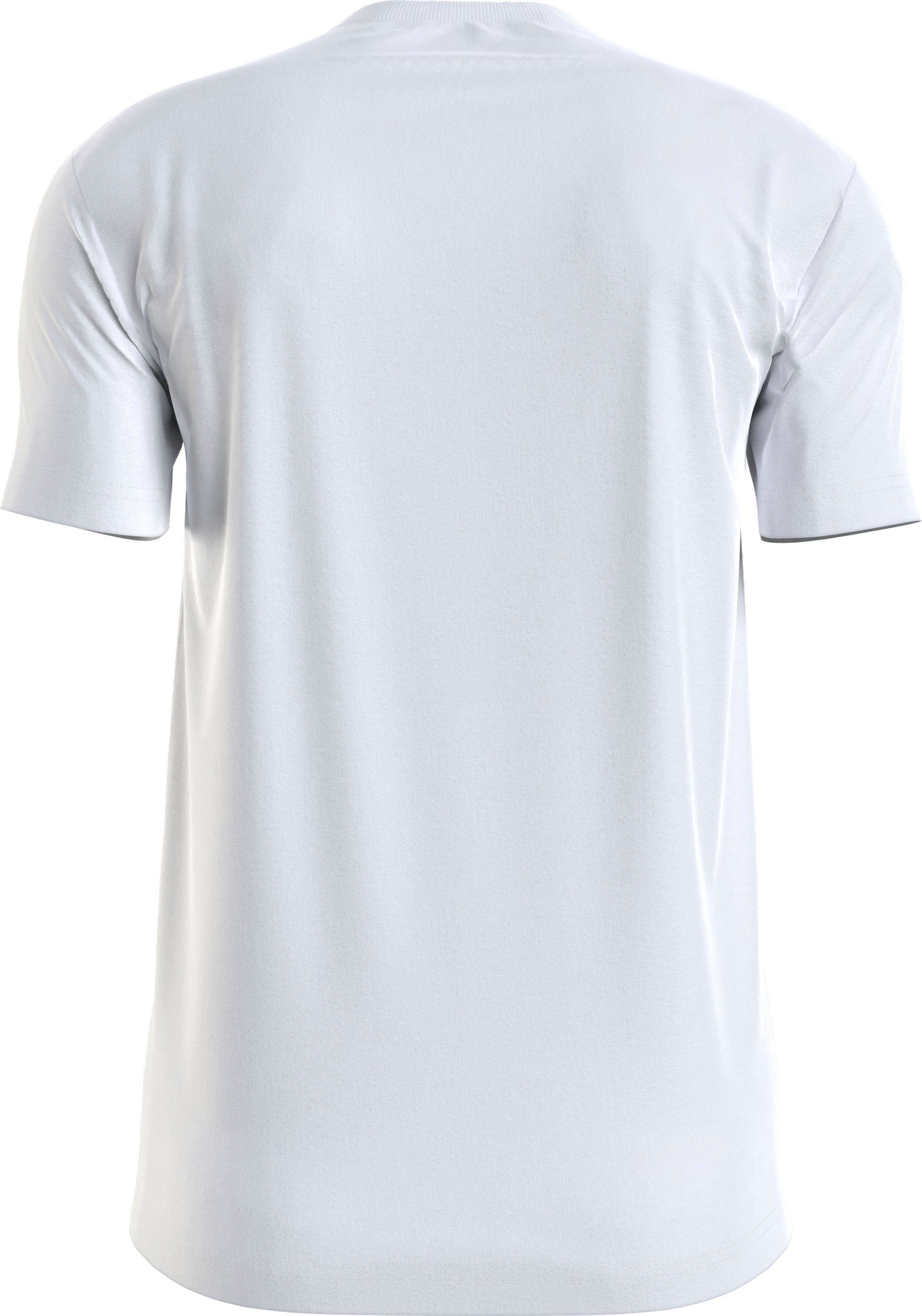 Jeans Calvin INSTITUTIONAL Bright Klein mit T-Shirt White Klein Logoschriftzug LOGO Calvin