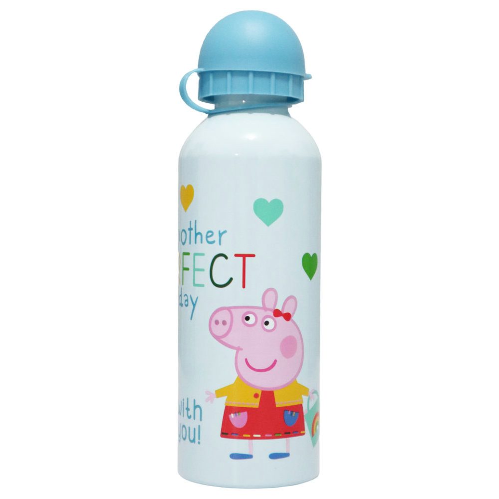 Peppa Pig Trinkflasche Peppa Wutz Kinder Aluminium Wasserflasche Flasche 500 ml