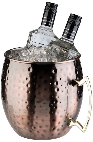 APS Wein- und Sektkühler Moscow Mule, Inhalt 5 Liter, Antik-Kupfer-Look