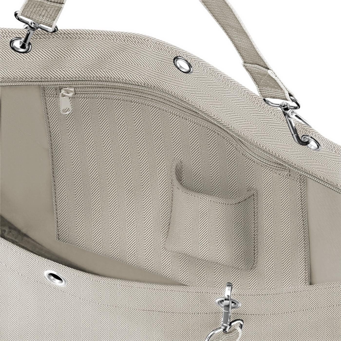 REISENTHEL® Einkaufsshopper Shopper XL, 20 l, Innentasche Reißverschluss, Trageriemen Karabinerhaken, Stecktasche