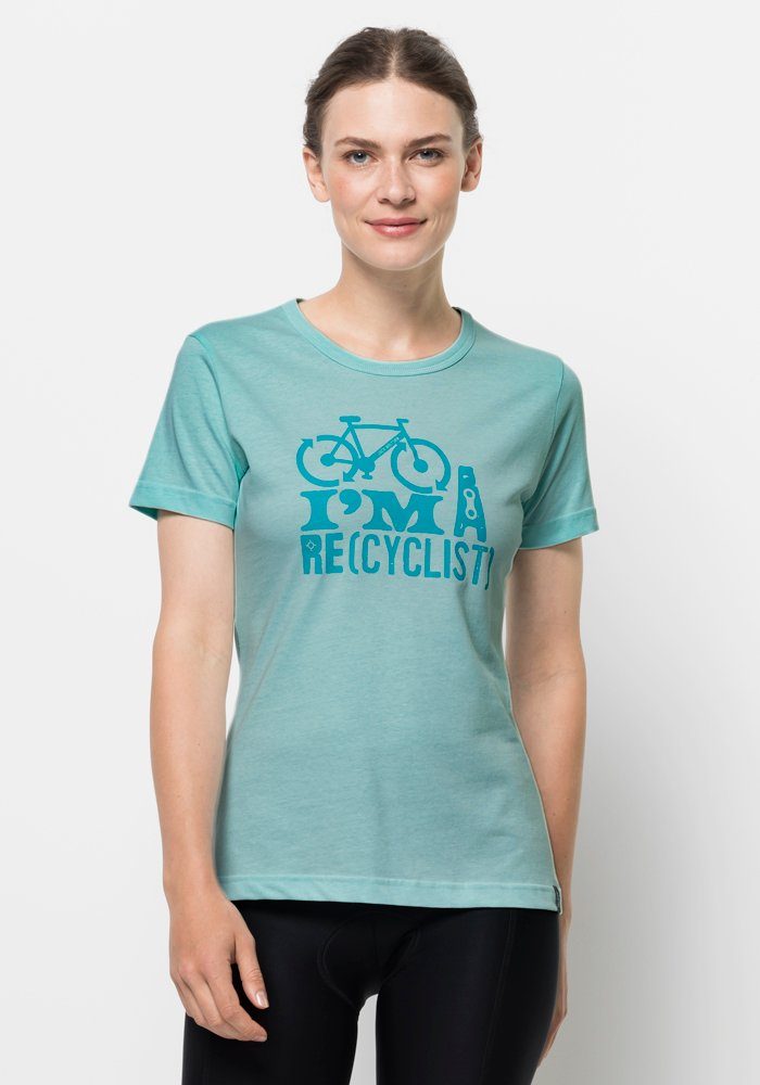 Jack Wolfskin T-Shirt OCEAN TRAIL T W mint | Sport-T-Shirts