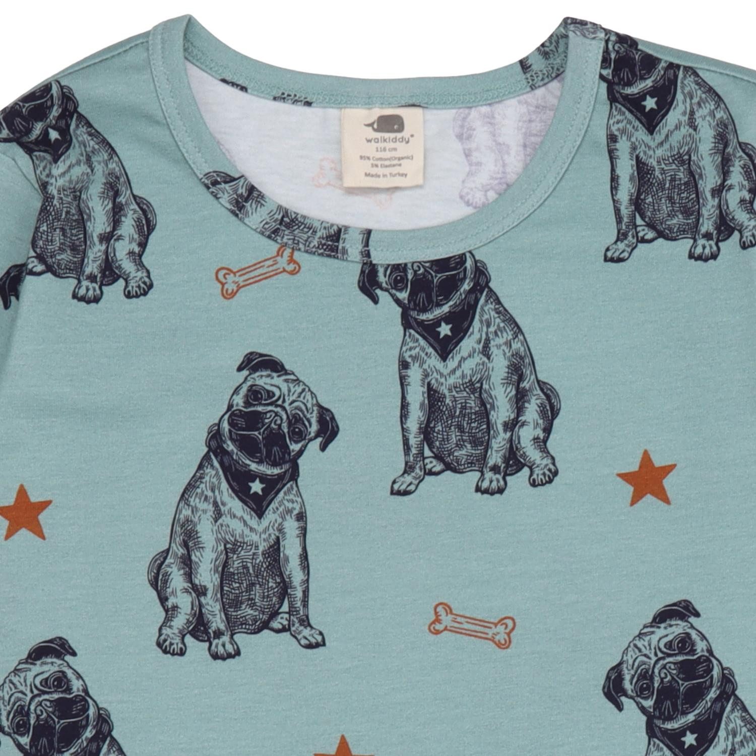 Walkiddy Langarmshirt Walkiddy mit Hundemotiv aus Bio Baumwolle Bio Baumwolle,GOTS,Kinderbekleidung,nachhaltige Klamotten,Langarm