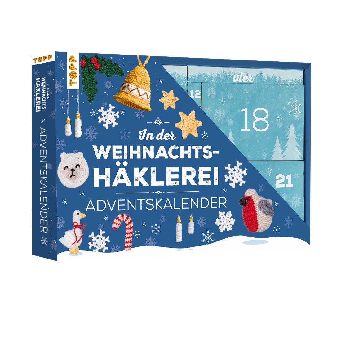 frechverlag Adventskalender In der Weihnachtshäklerei - Der Adventskalender mit Material und An...