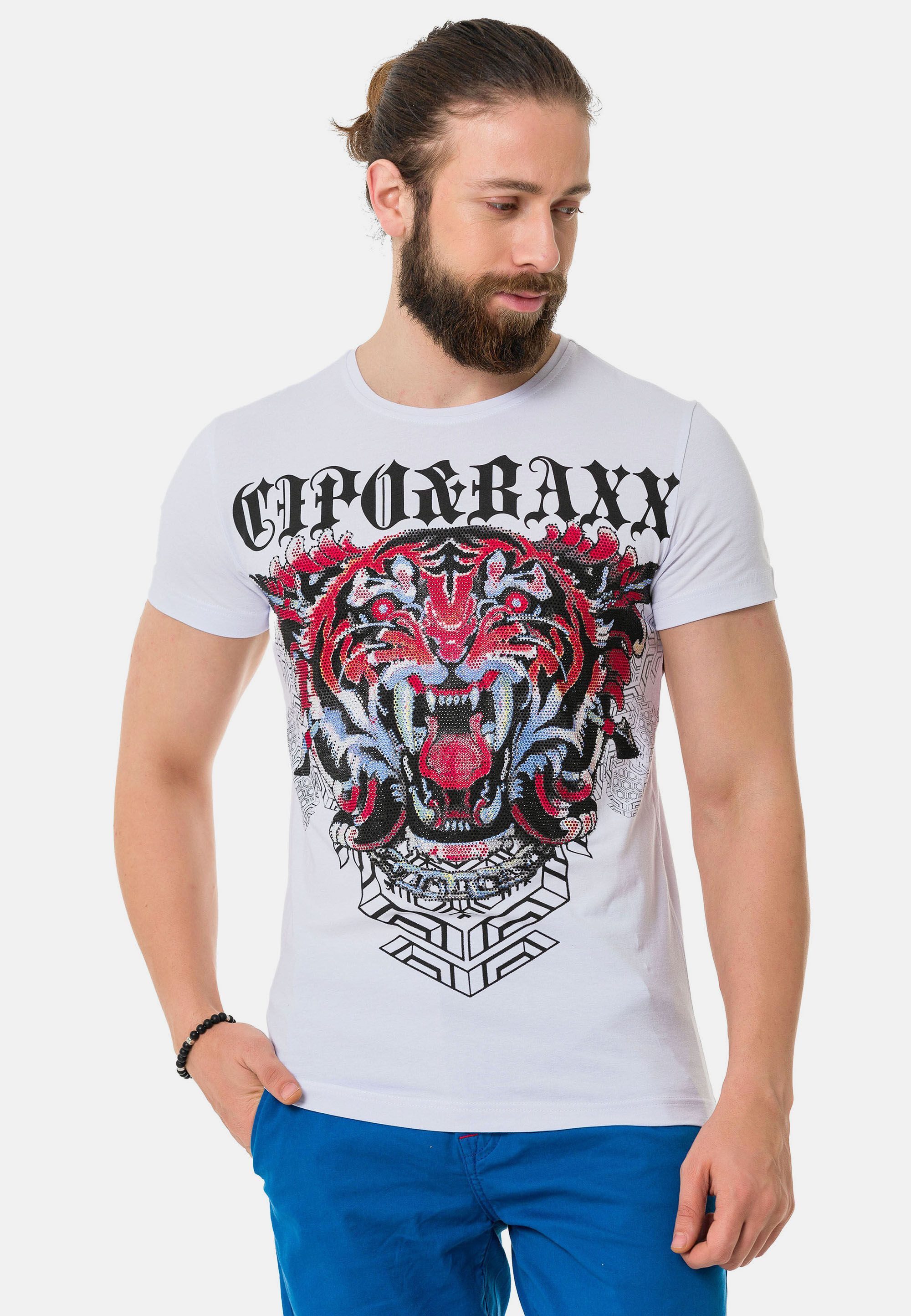 Cipo & Baxx T-Shirt T-Shirt mit günstig online kaufen