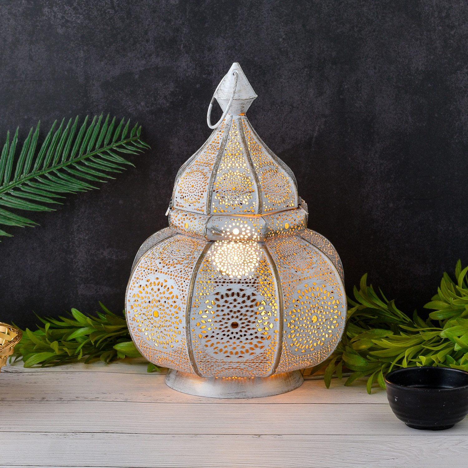 Marrakesch Orient & Mediterran Interior Nachttischlampe Orientalische Later günstig online kaufen