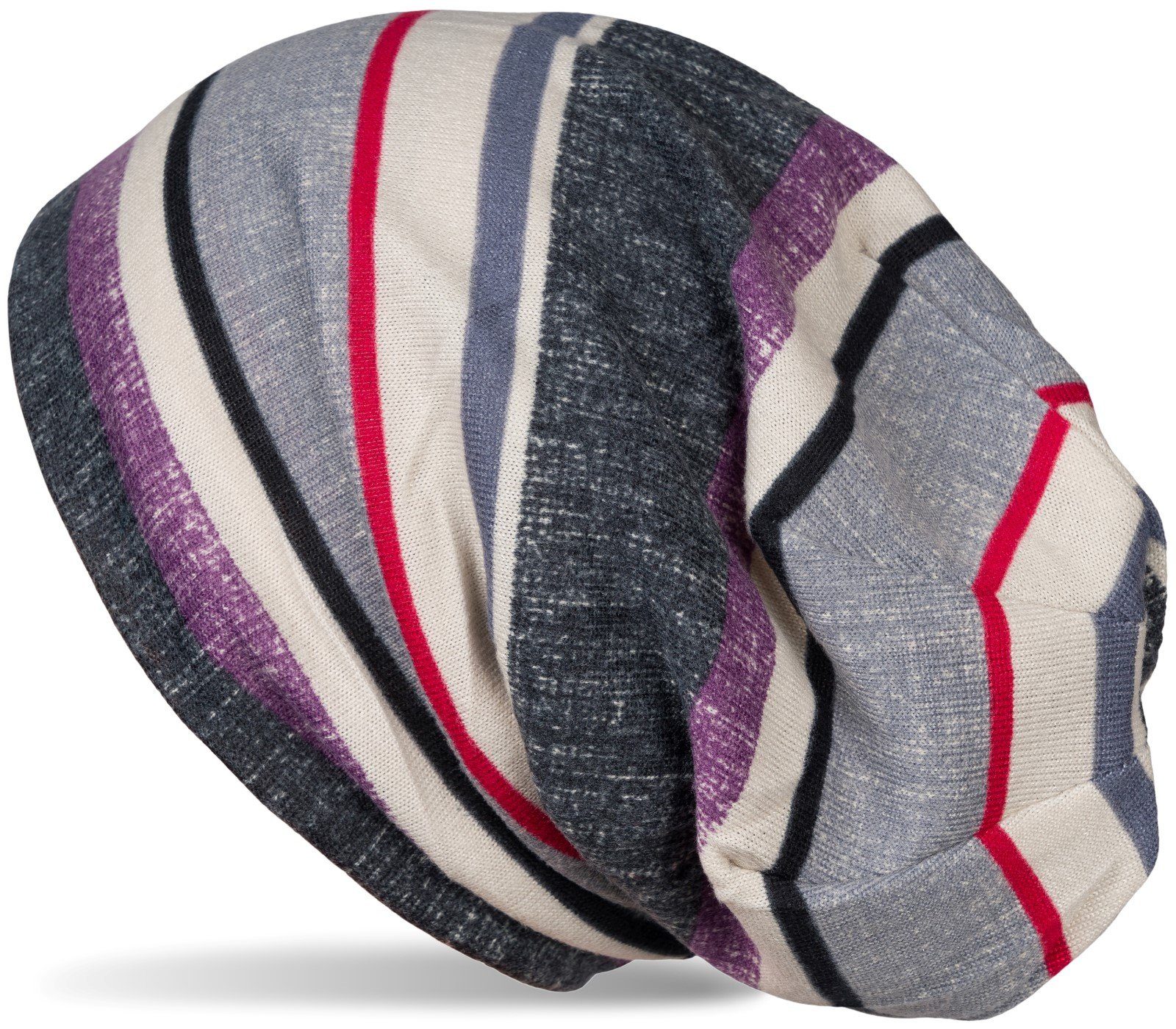 styleBREAKER Beanie Feinstrick Beanie Mütze Streifen (1-St)