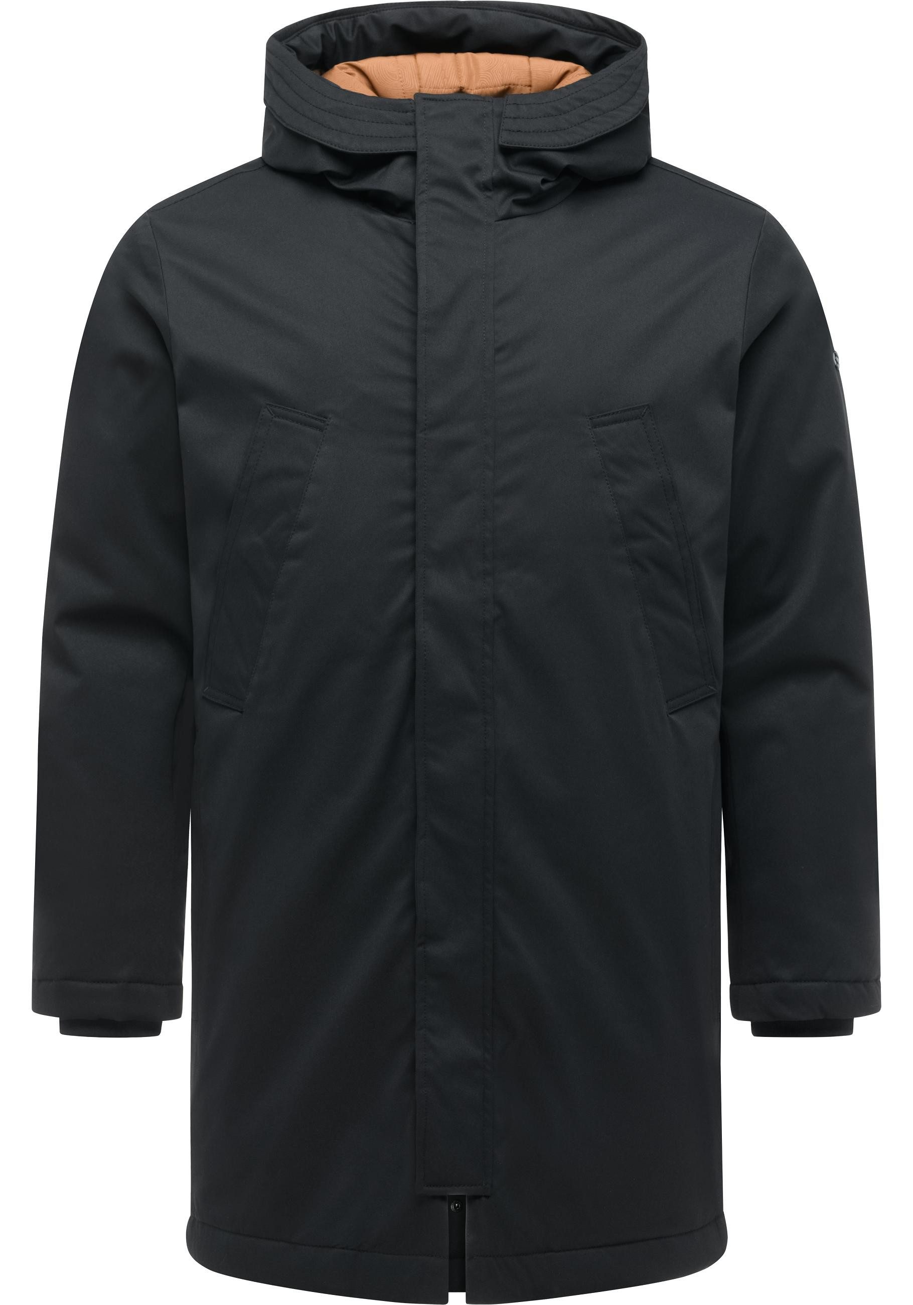 Ragwear Kurzmantel Anderre Y Wintermantel-Parka mit Kapuze, wasserdicht und winddicht
