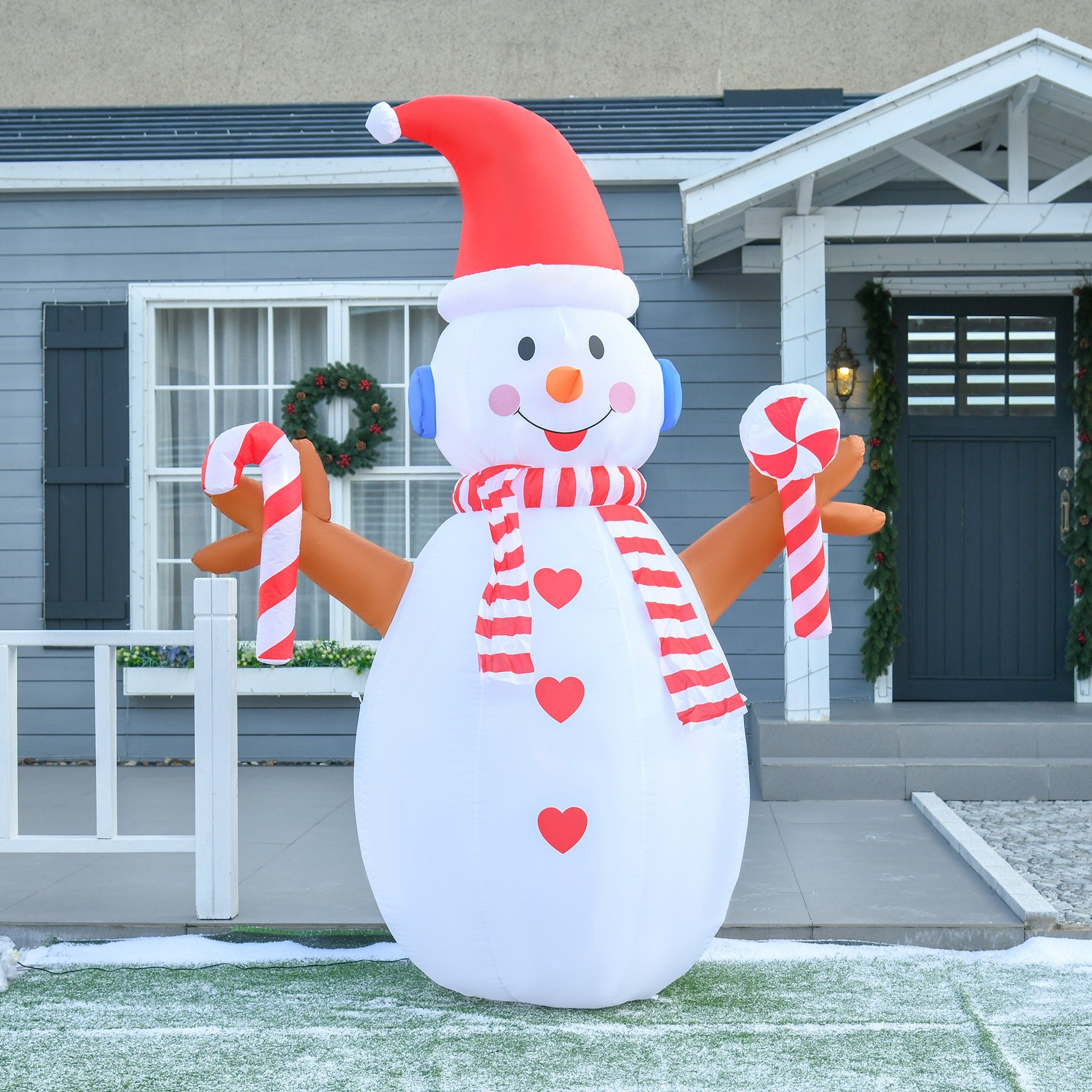 HOMCOM Weihnachtsfigur Weihnachtsdeko