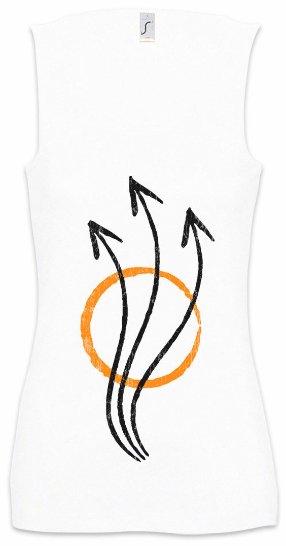 Tanktop Louwoda Kliron Symbol Ärmelloses Damen T-Shirt Fun The Commander Clan