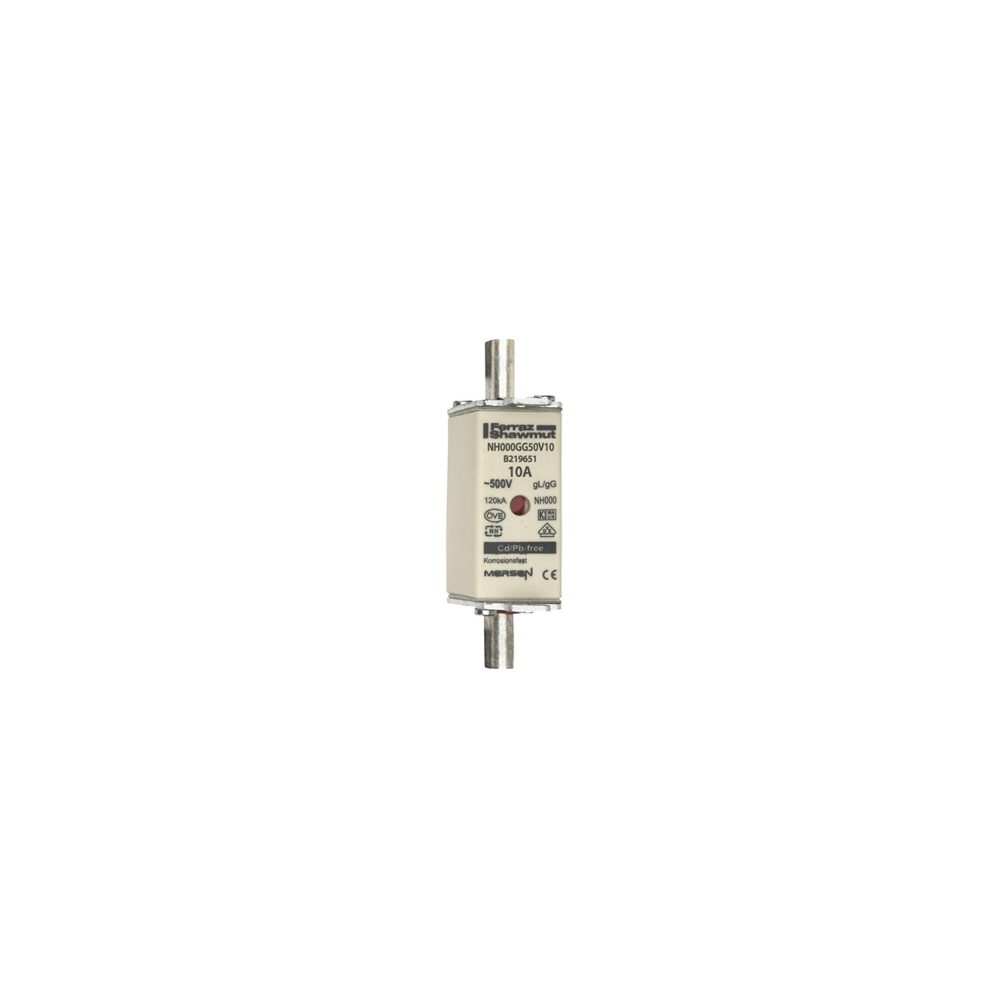 MERSEN Sicherungsringzange Mersen NH-Sicherungseinsatz SF Gr.000 gG 10A/500VKM NH000GG50V10