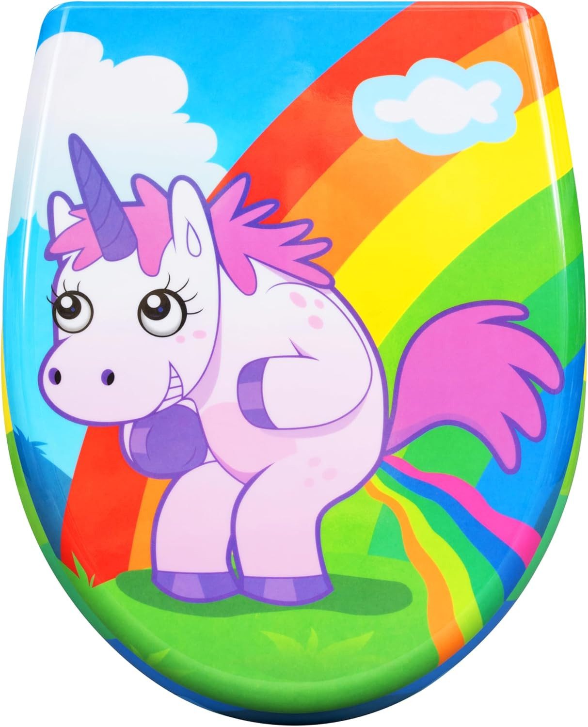 EUGAD WC-Sitz (1-St), Toilettendeckel mit Absenkautomatik O-förmige günstig online kaufen