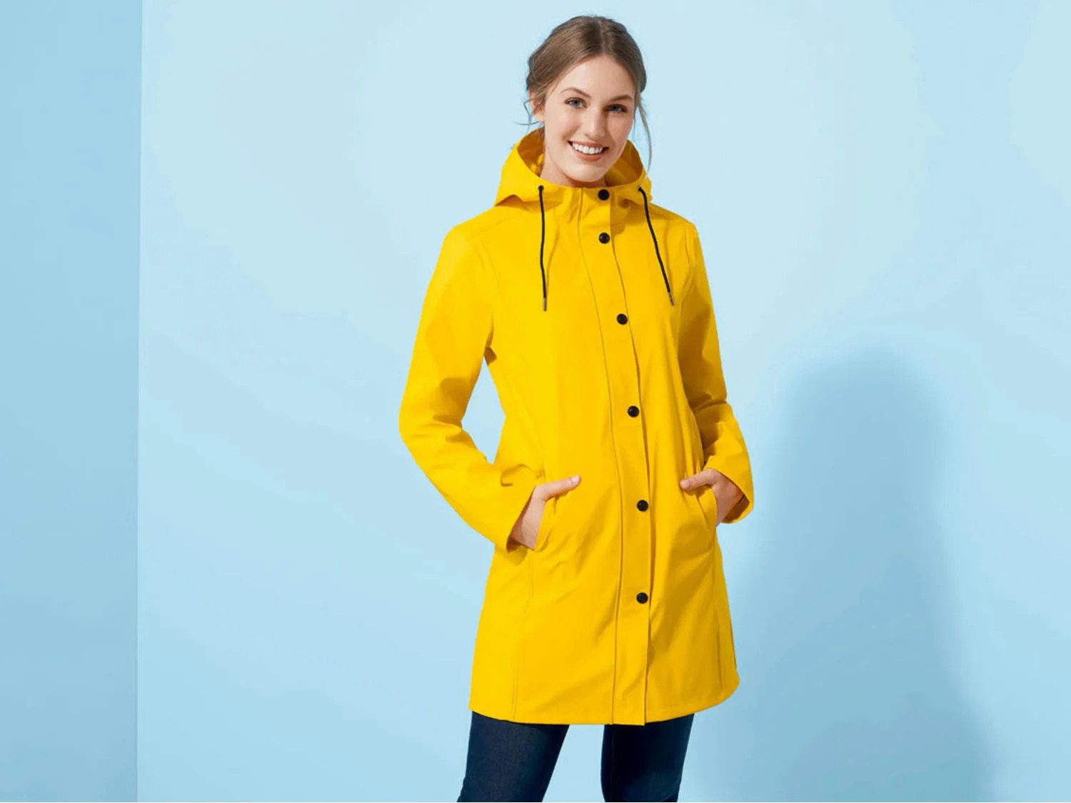 crivit Regenjacke Crivit Damen Regenparka verlängerter Rücken Regenjacke (1-St) Kapuze, Wasserdicht, Winddicht