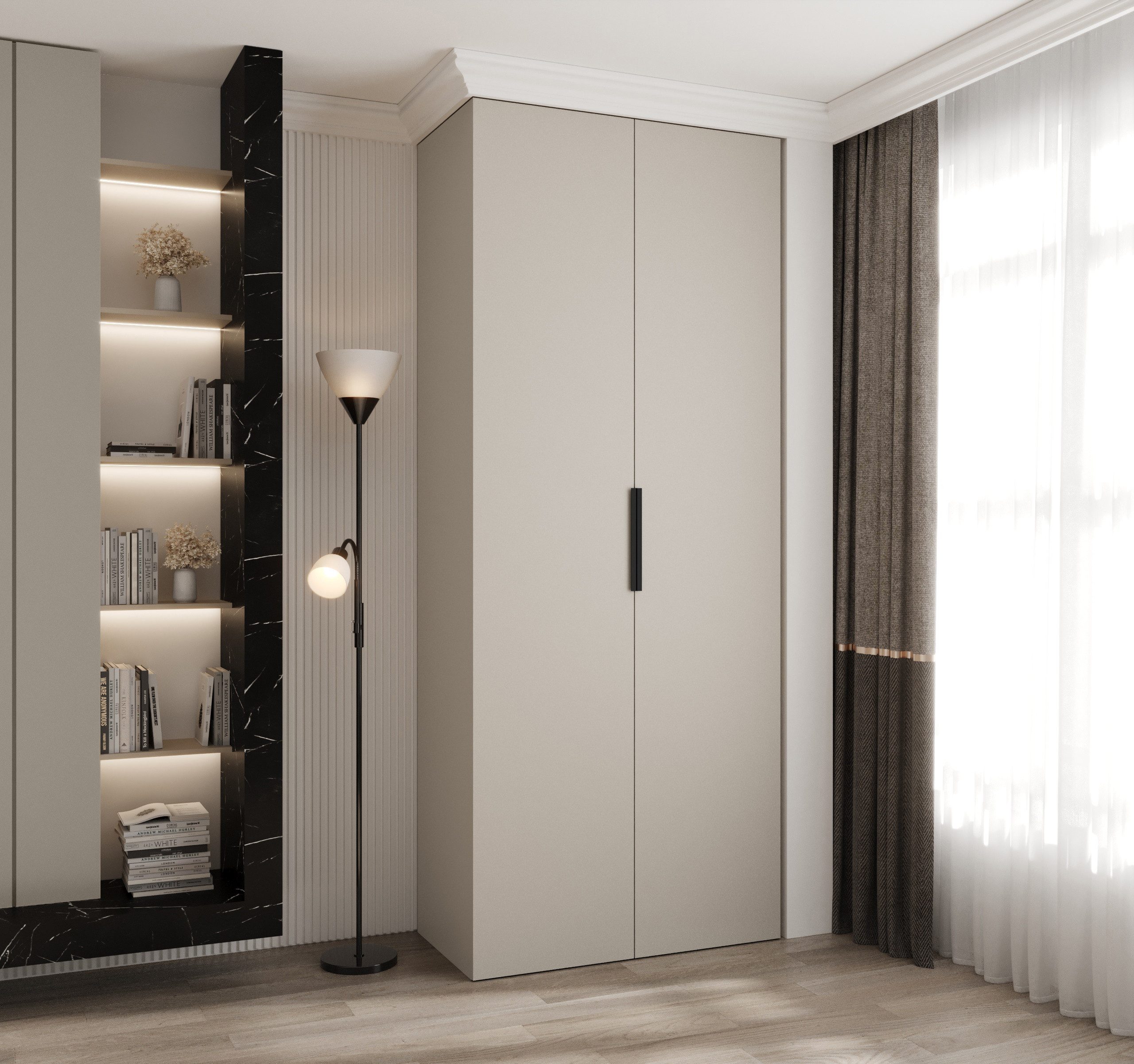 ABIKS MÖBEL Drehtürenschrank COMO 4 Schlafzimmerschrank günstig online kaufen
