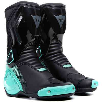 Dainese Dainese Nexus 2 Lady Motorradstiefel schwarz / aqua-grün 40 Motorradstiefel (Packung, Antistatische und Öl- und Benzinfeste Sohle)