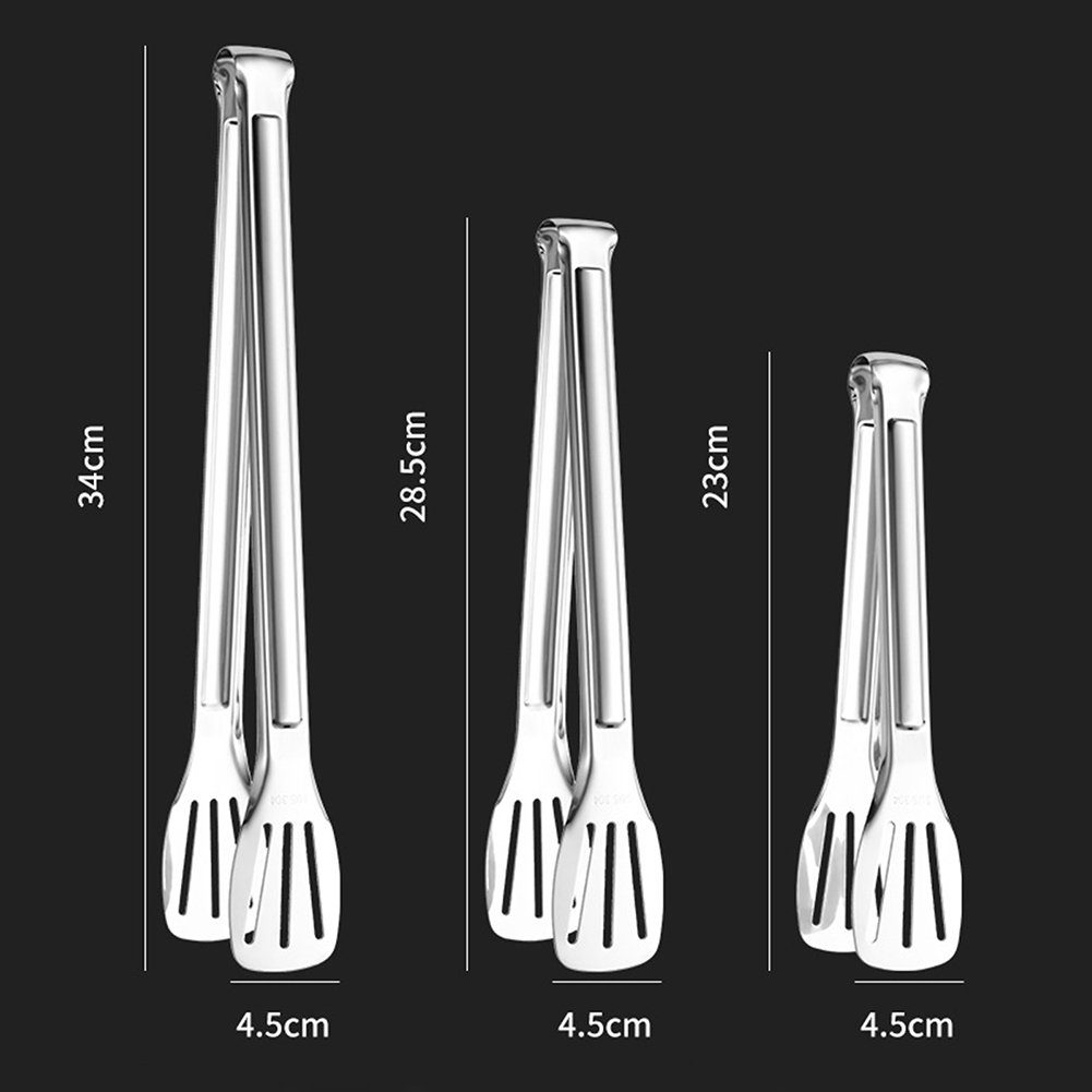 3-Linien-Lebensmittelklammern inch Grillbesteck-Set Aus Blusmart 12 Lebensmittelclip Edelstahl Leichte, 304,