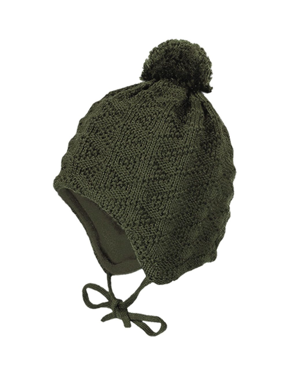 MAXIMO Strickmütze MINI-Mütze Struktur ausgenäht Pompon günstig online kaufen