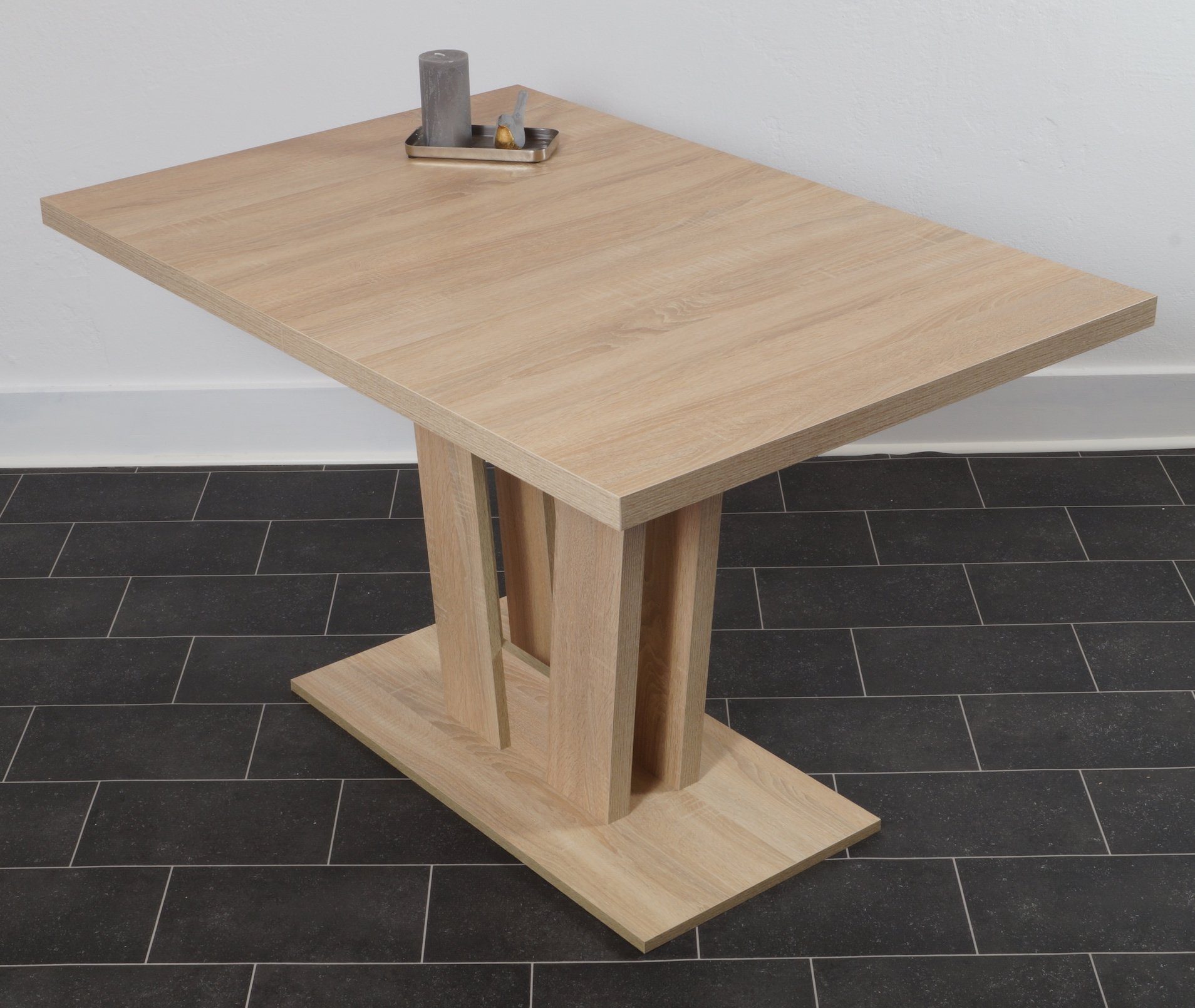 Stolebaenk Esstisch Manzano TS1, Synchronauszug, Melaminharz Oberflächen günstig online kaufen