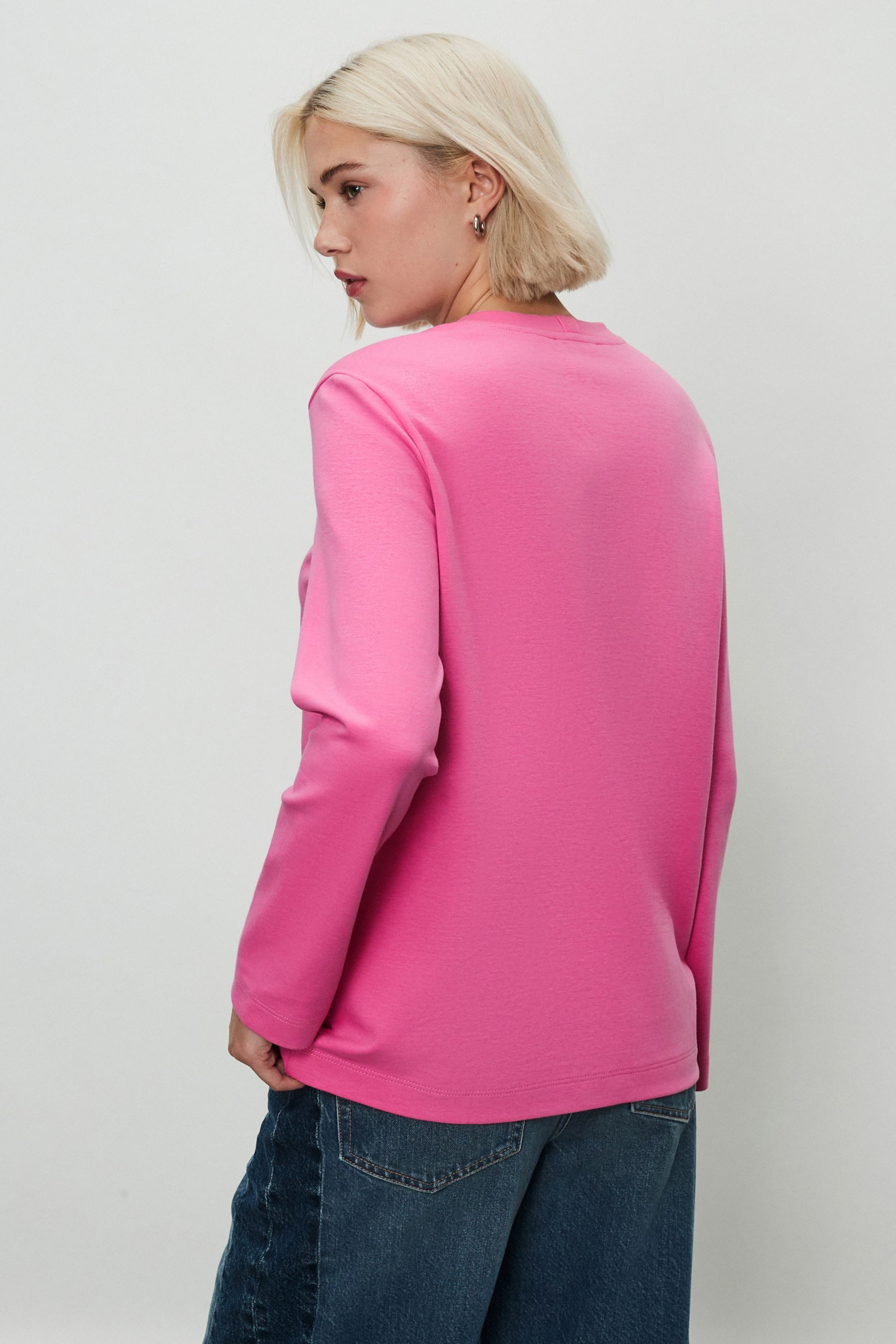 Next T-Shirt Relaxed Fit Langarmshirt mit günstig online kaufen