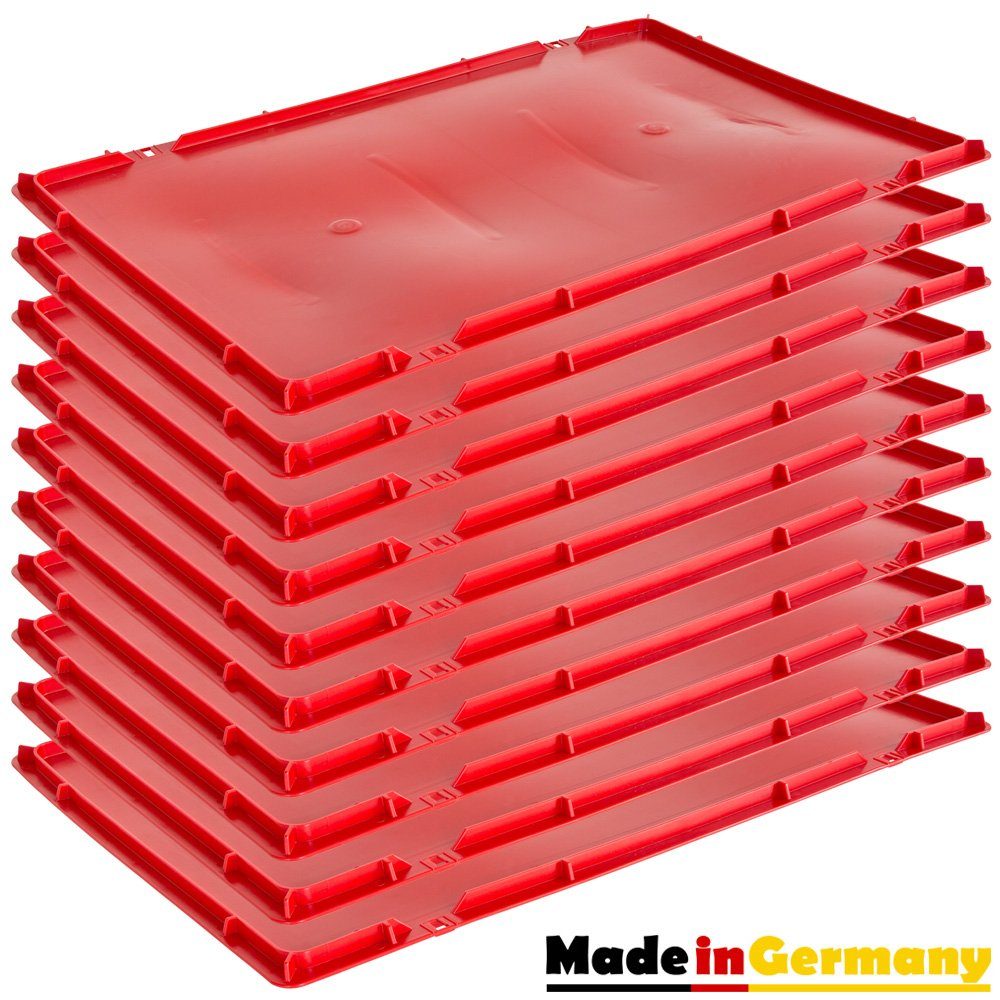 Kingpower Allzweckkiste 10x Deckel Fleischerkiste Eurokiste Stapelkiste Eurobox Fleischkiste