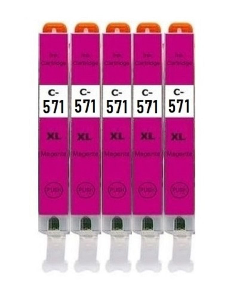 inkpro 5 x Druckerpatrone kompatibel mit Canon PGI-570 & CLI-571 Tintenpatrone (für Pixma MG5750, MG5751, MG5752, MG5753, MG6850, MG6851, MG6852, MG6853, MG7750, MG7751, MG7752, MG7753, TS5050, TS5051, TS5053, TS5055, TS6050, TS6051, TS6052, TS8050, TS8051, TS8052, TS8053, TS9050, TS9055, XL Füllmengen: PGI-570XL = 22 ml, CLI-571XL alle Farben = je 13 ml)