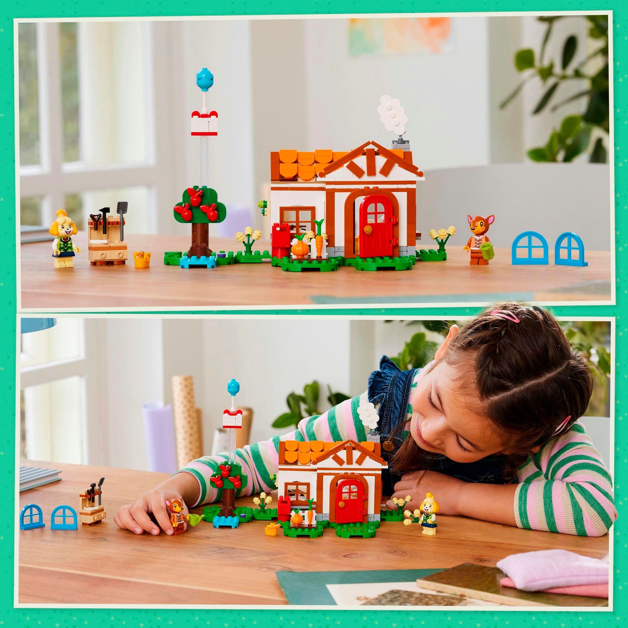 LEGO® Besuch von Melinda (77049), LEGO® Animal Crossing Konstruktionsspiels günstig online kaufen