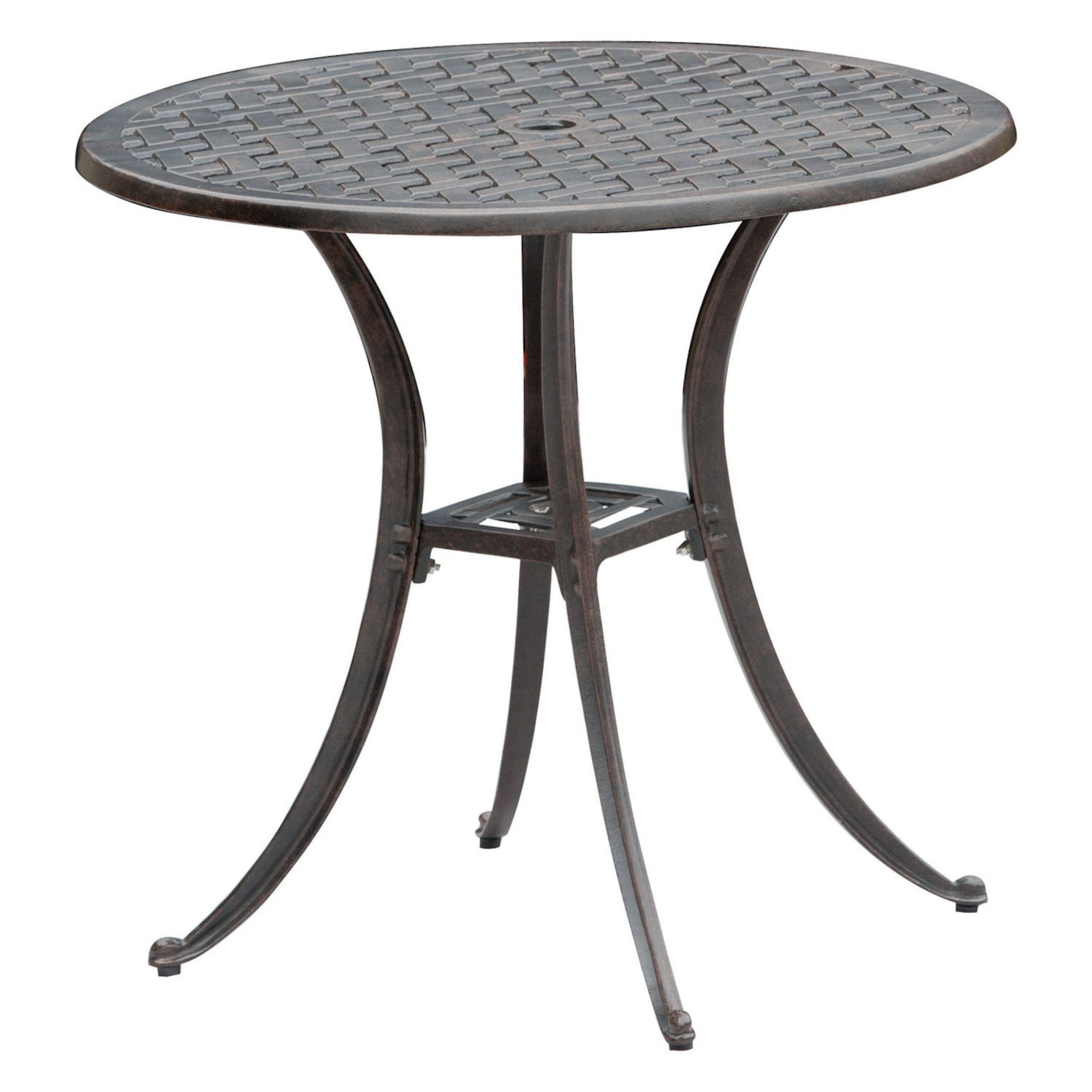 Inko Gartentisch Inko Gartentisch Terrassentisch Esstisch Alu-Guss bronze Form/Größe