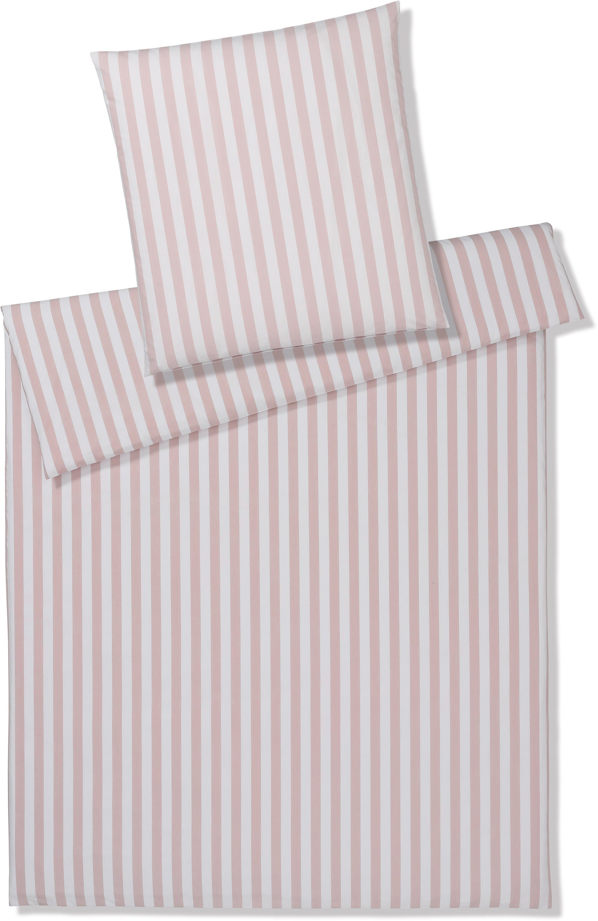 Elegante Bettwäsche Lido, Perkal, 2 teilig, angenehmes Hautgefühl