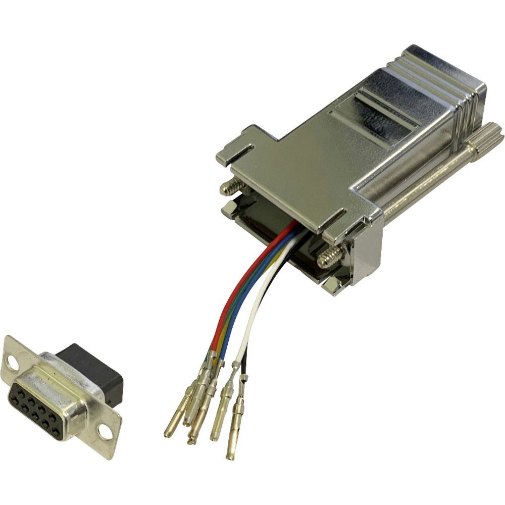 Kabelzubehör BKL Electronic 10121102 Adapter D-SUB-Buchse 9pol. - RJ12-Buchse 1 St