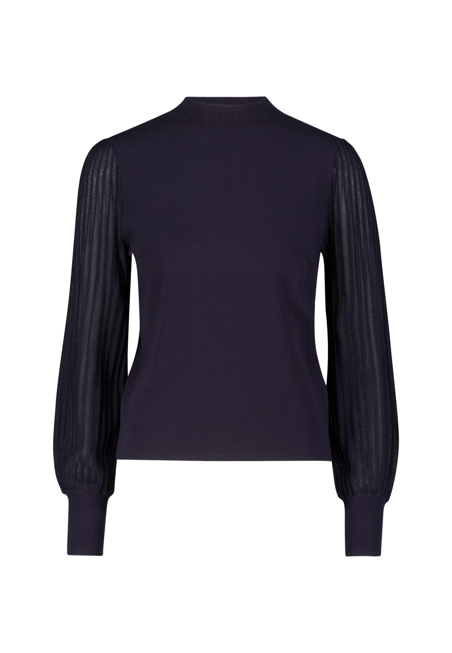 Zero Strickpullover Damen mit transparenten Ärmeln (1-tlg) weiteres Detail günstig online kaufen