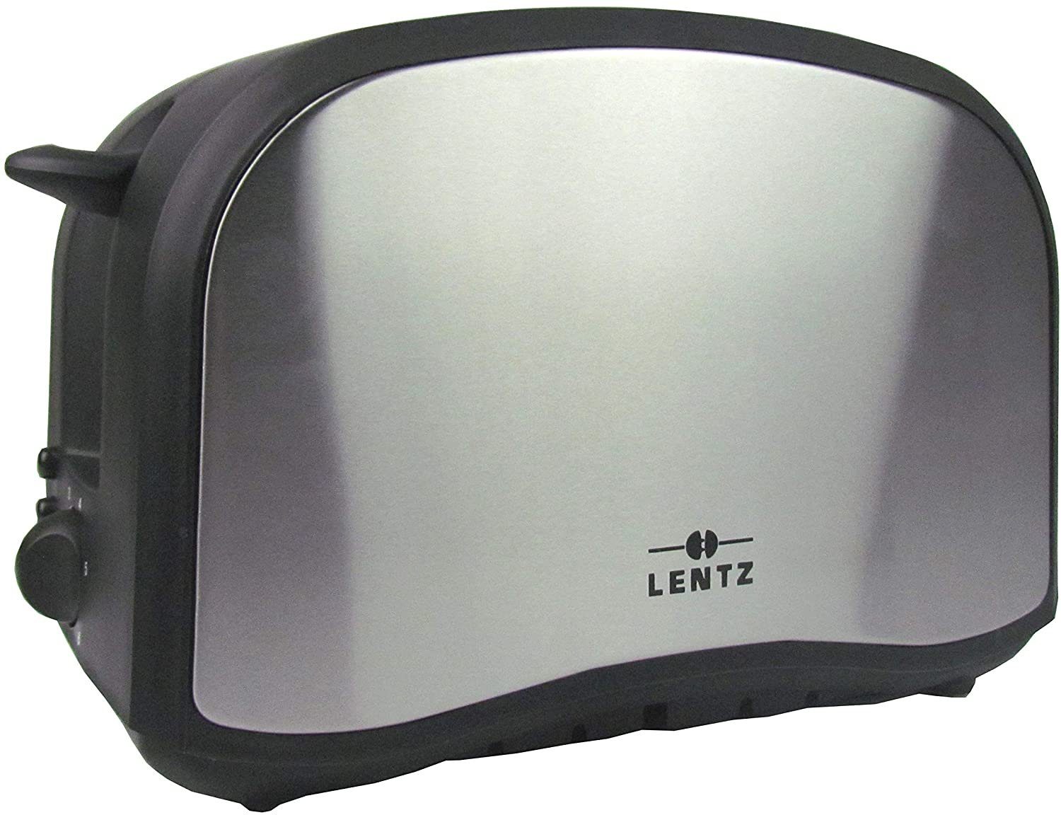 Lentz Toaster LENTZ 2-Scheiben EDS Toaster 800 Watt Toastautomat