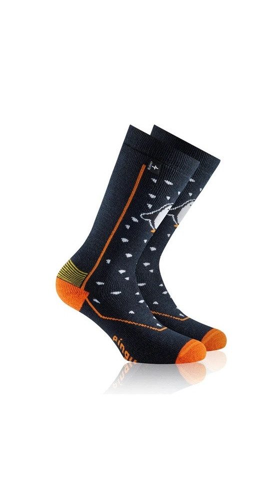Rohner Socks Лыжные носки Pinguin (Wollmischgewebe, hoher Tragekomfort) dunkelblau Kinder