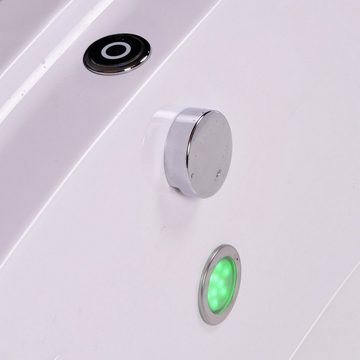 AQUADE LED Einbaustrahler Unterwasser Farblicht mit Touchsteuerung, für Badewanne