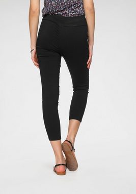 HaILY’S Jeggings Trendige Web-Jeggings von HAILYS: (Enge High Waist Form mit Gummizugbund, breitem Bündchen) und hohem Stretchanteil in 7/8- Länge