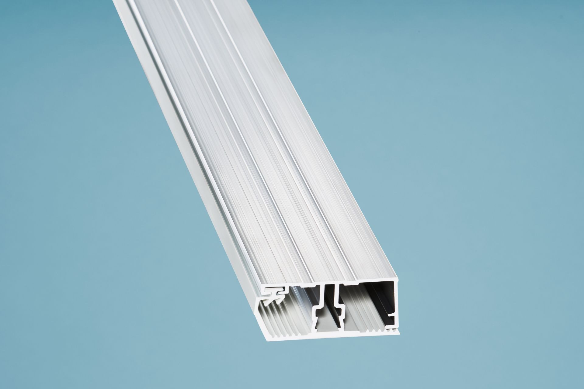 Starhome Abschlussprofil Randprofil Premium Alu-Gummi 60mm breit – für 16mm Stegplatten