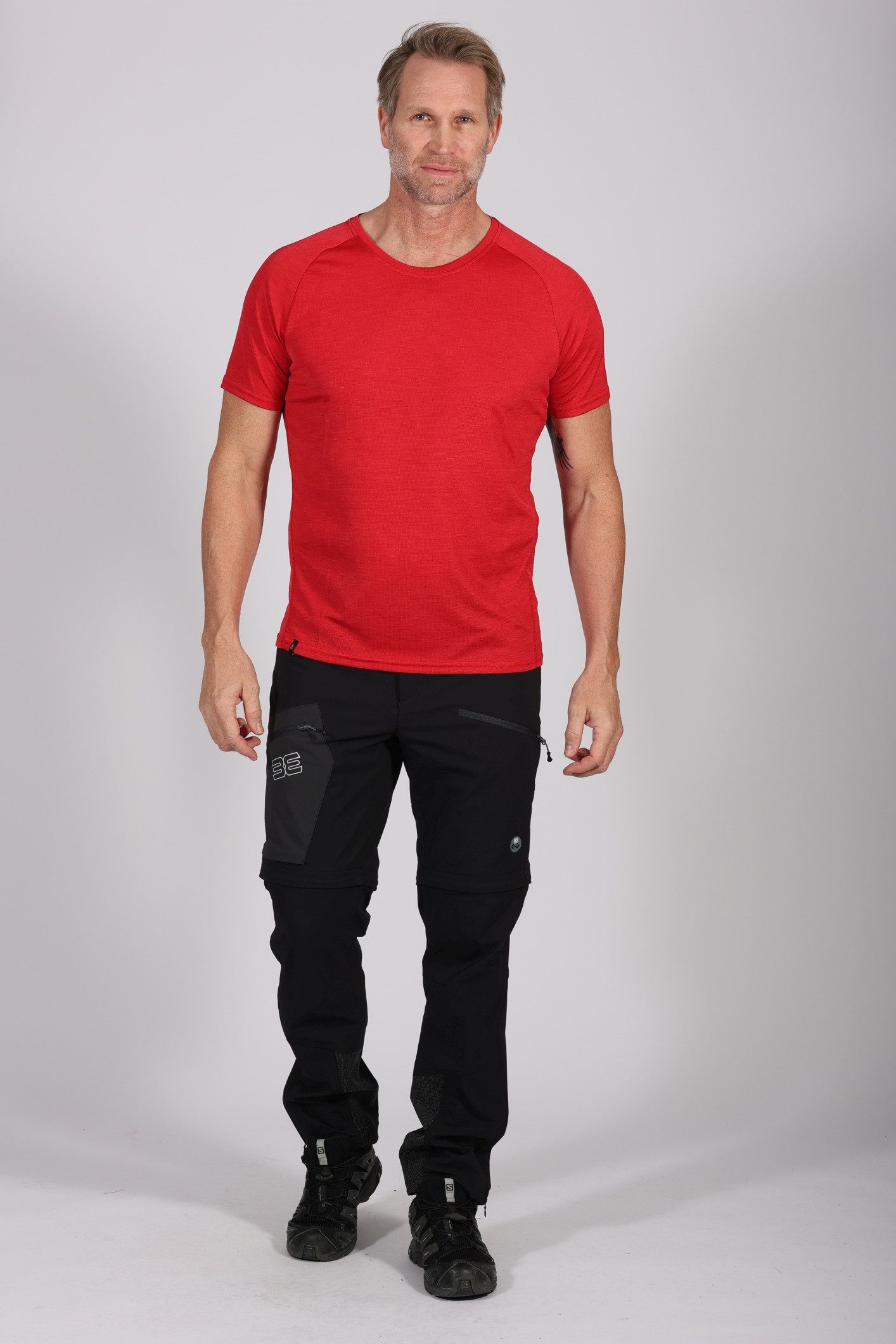 Maul Caprihose Eiger ultra - elastic T-Zipp o SCHWARZ/ANTHRA