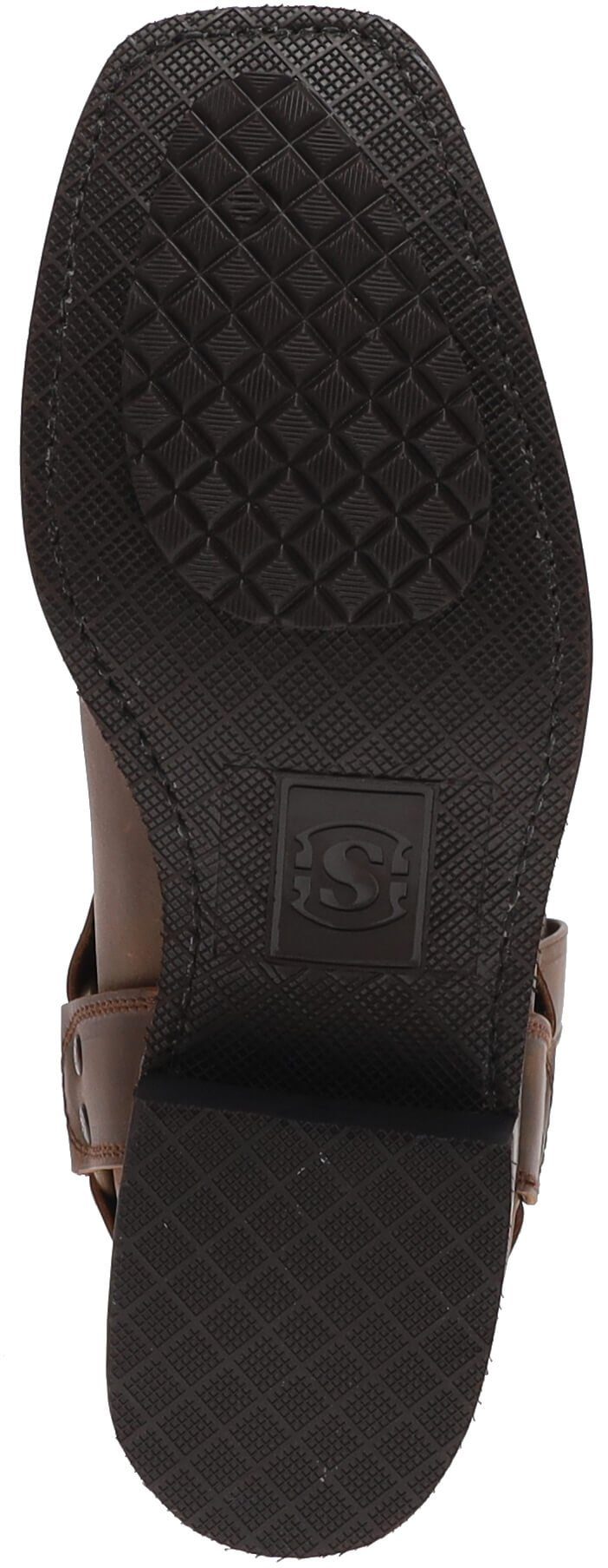 Sendra Boots BLUES 9809 Braun Bikerboots Rahmengenäht Unisex Bikerstiefel, Thinsulate Insulation