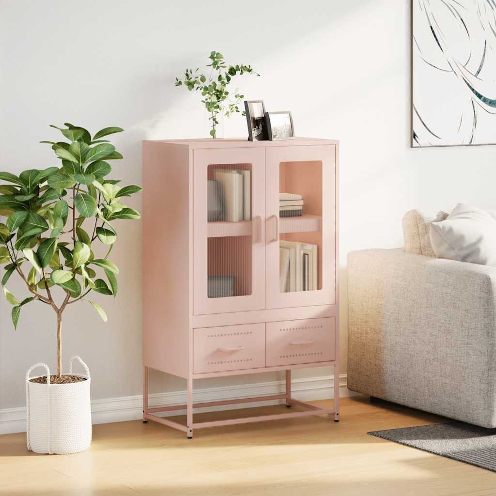 vidaXL Highboard Highboard Rosa 68x39x111,5 cm günstig online kaufen
