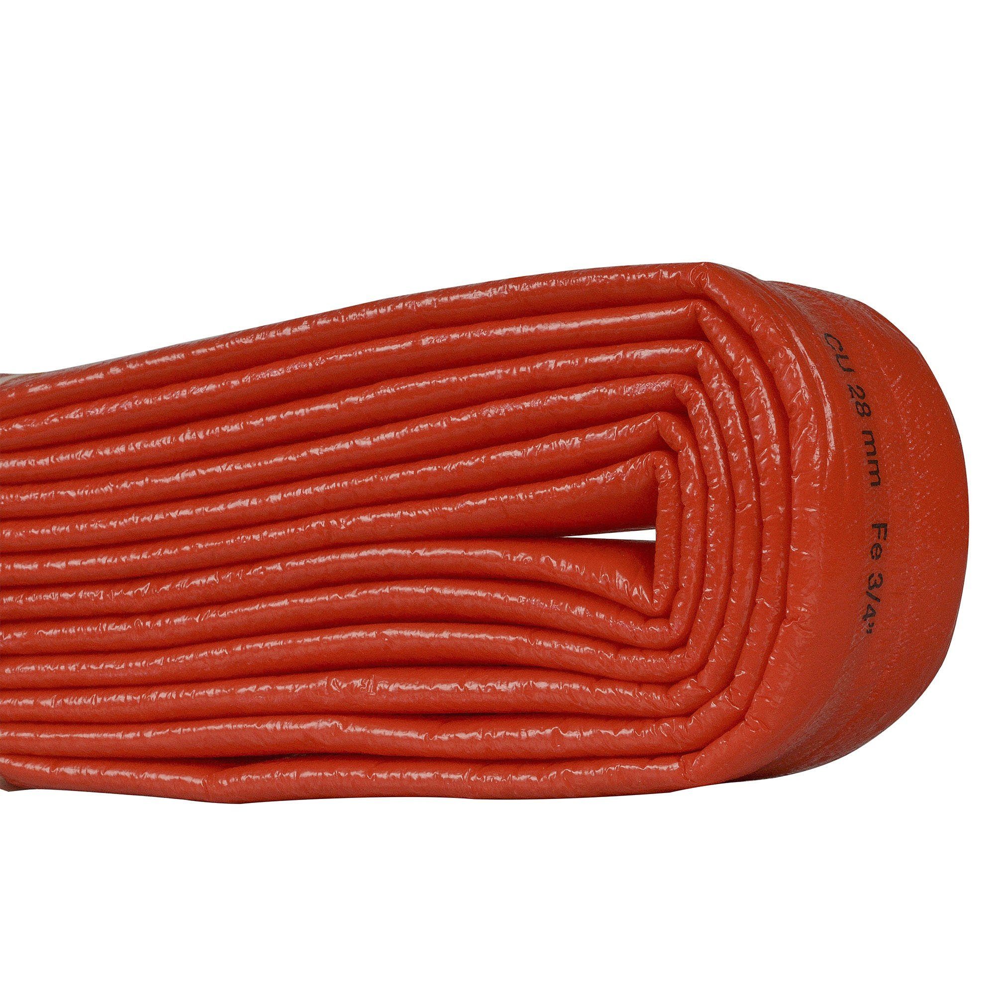 Scorprotect® Rollladenkastendämmung PE Schutzschlauch Isolierung 4 mm rot