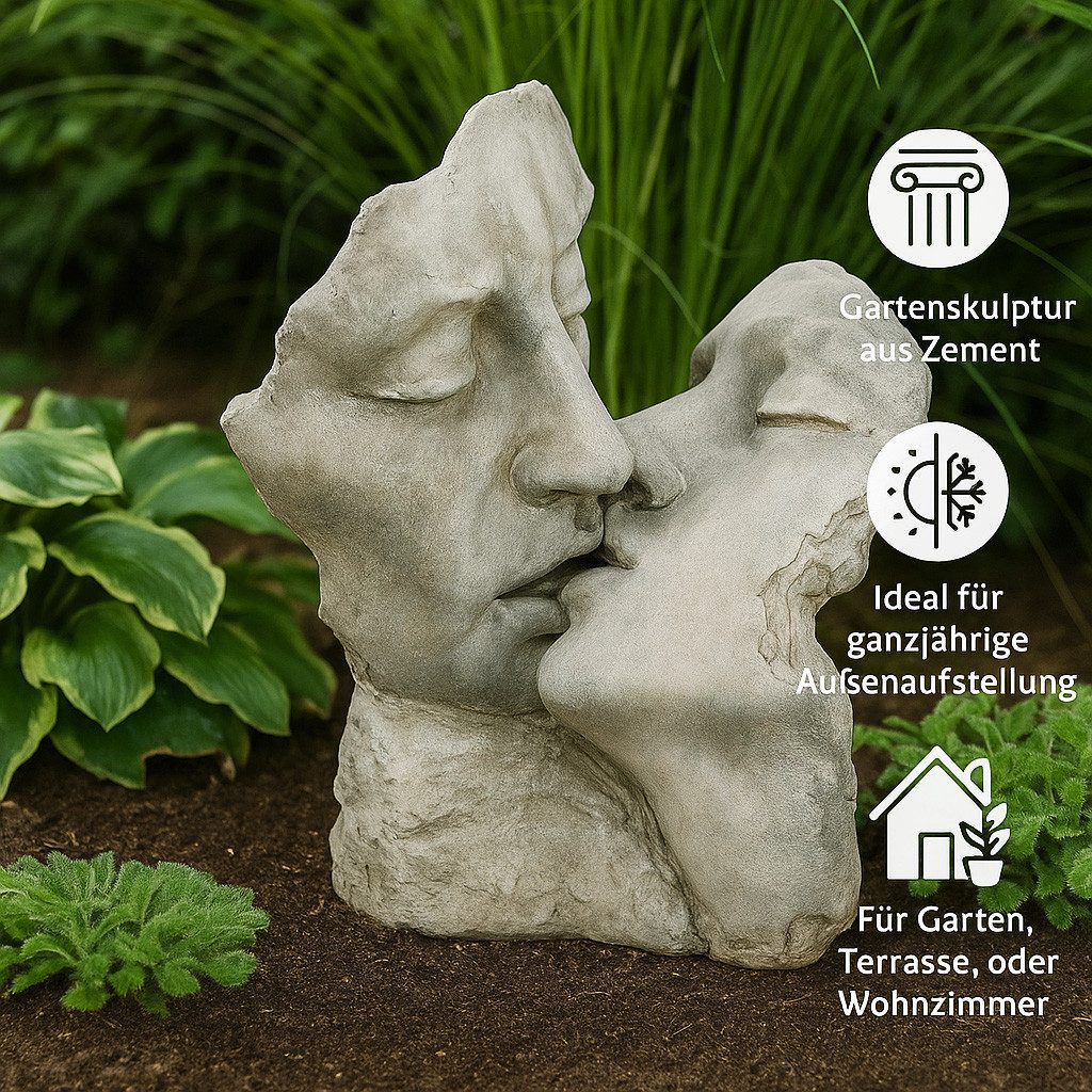 formano Gartenfigur Büste Paar Zementstein Antik-Optik günstig online kaufen