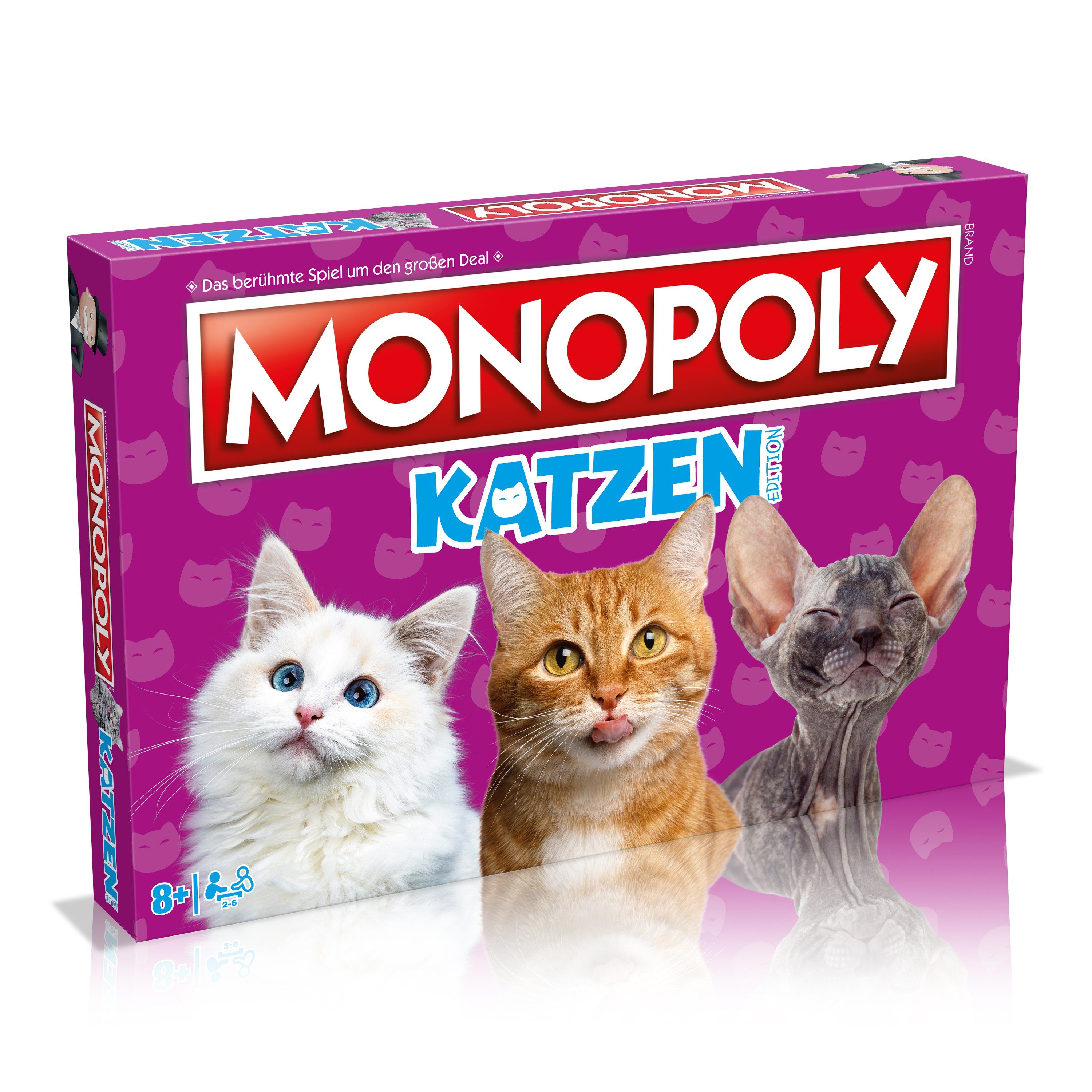Winning Moves Spiel Monopoly - Katzen, Brettspiel