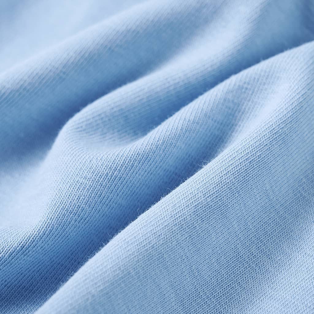 vidaXL Langarmshirt Kinder-Langarmshirt Hellblau 140