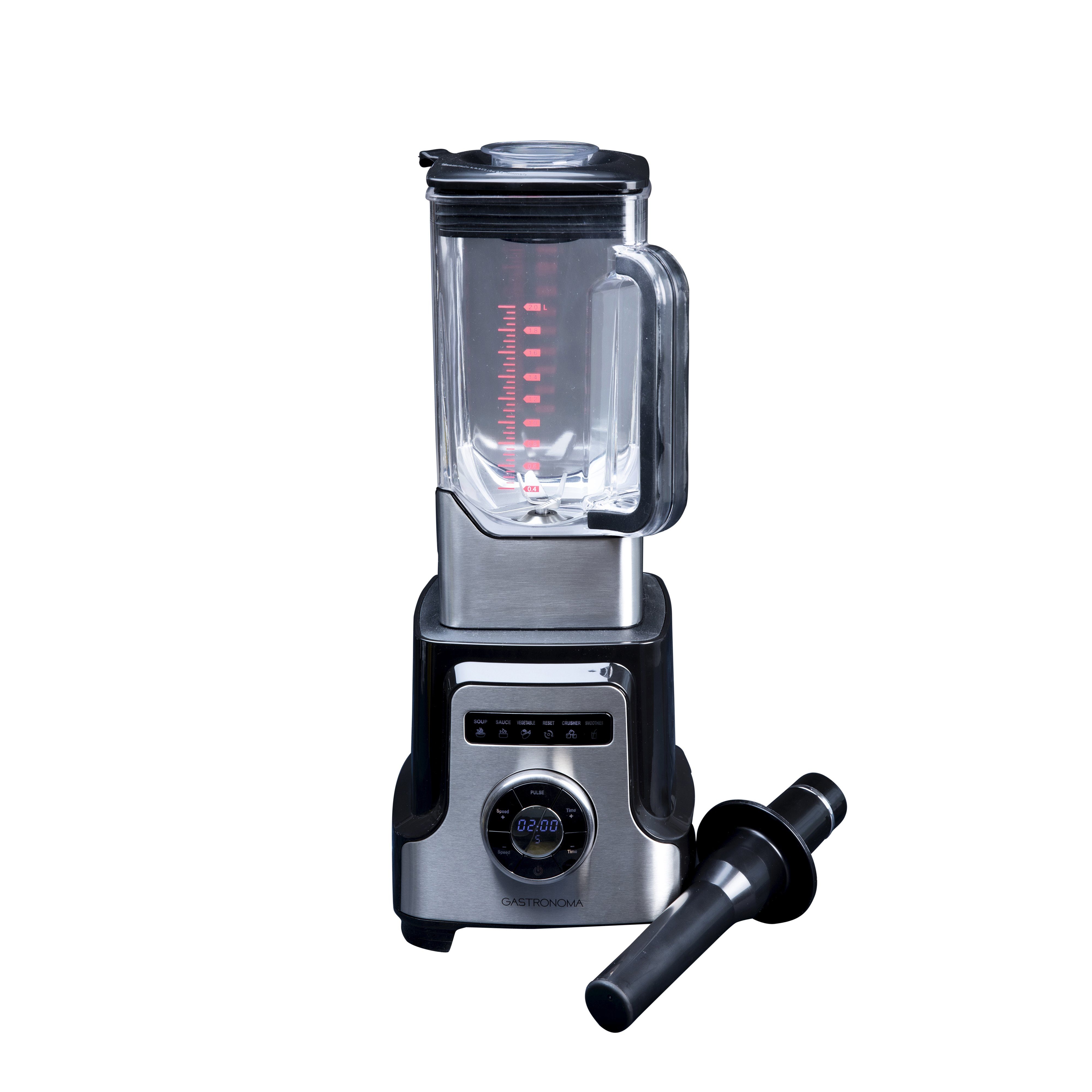 GASTRONOMA Standmixer 18180001, 2000 W, 2000W High Power (32.000 U/min), 2L Tritan, 6 Programme