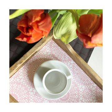 AS4HOME Möbelfolie Möbelfolie selbstklebend rosa Spitzen Design 0,45, Muster: Uni