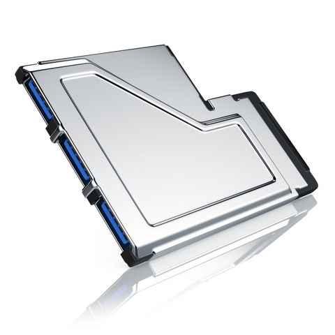 CSL Notebook-Adapter, 3 Port USB 3.0 ExpressCard PCMCIA Schnittstellenkarte 54mm 3x USB 3.0