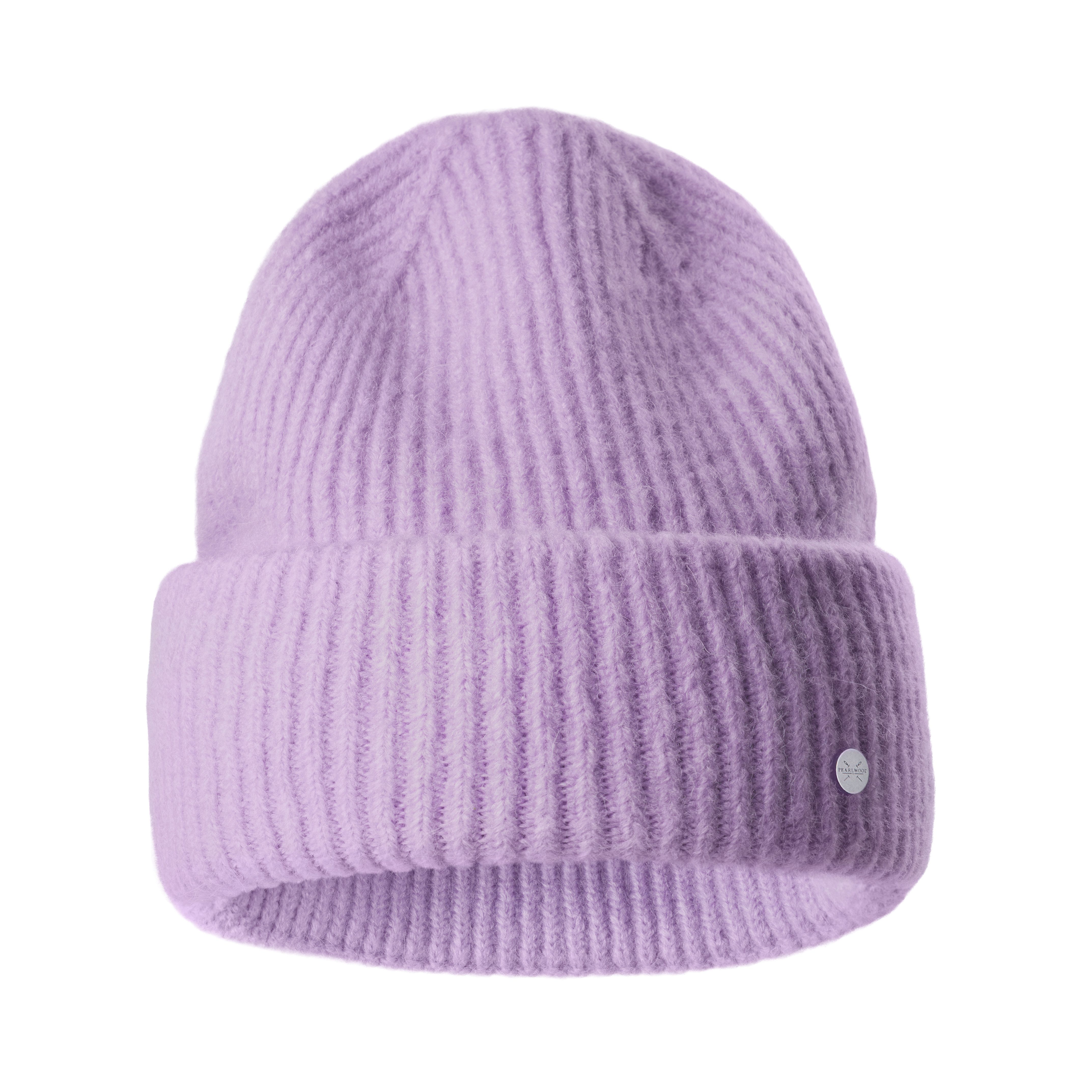 PEARLWOOD Strickmütze ZOE Feinripp, wärmend, breiter Umschlag