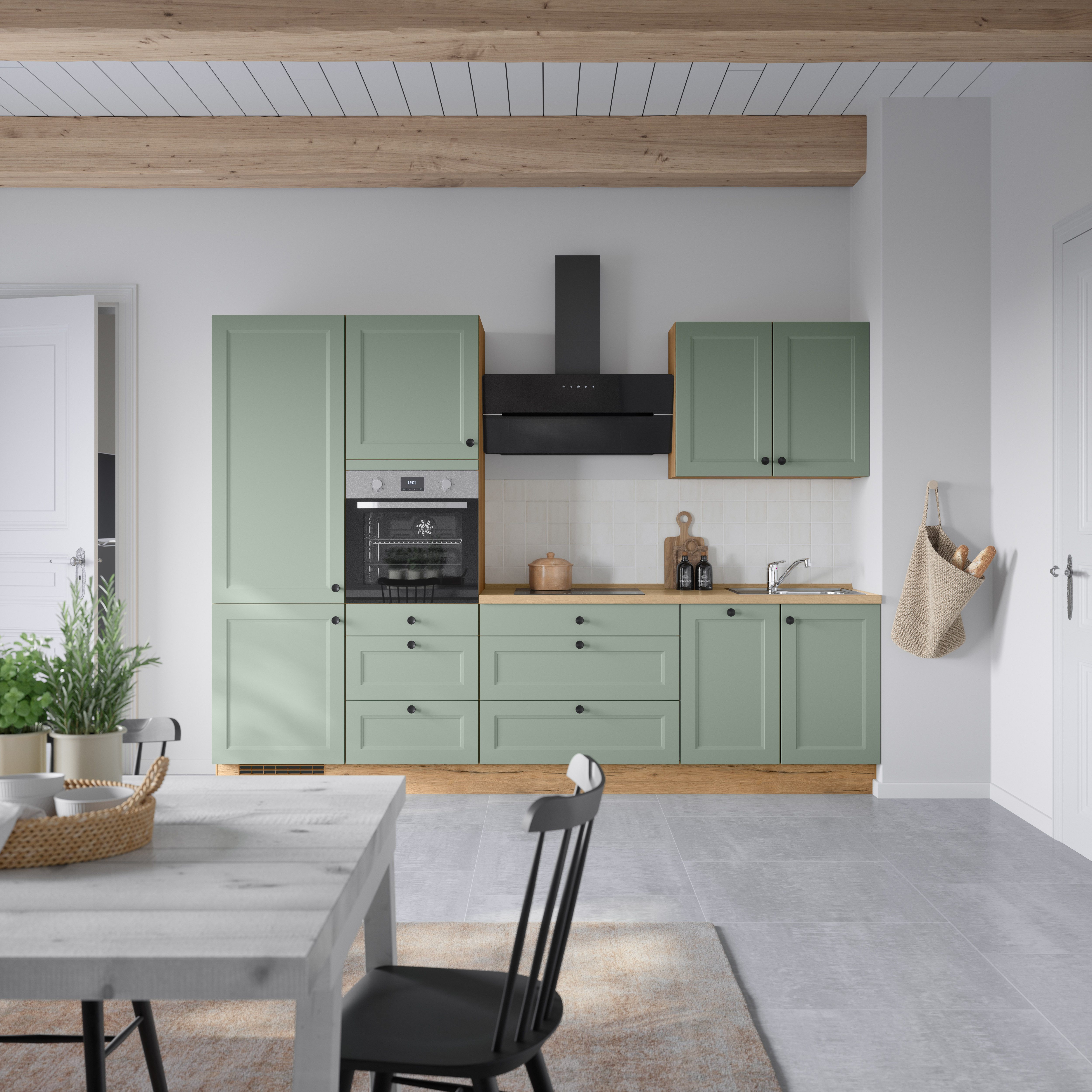 nobilia® Küchenzeile "Cascada II", NEU: individuell anpassbar mit gratis Profi-Beratung, vormontiert, Breite 300 cm, Ausrichtung wählbar, wahlw. mit E-Geräten