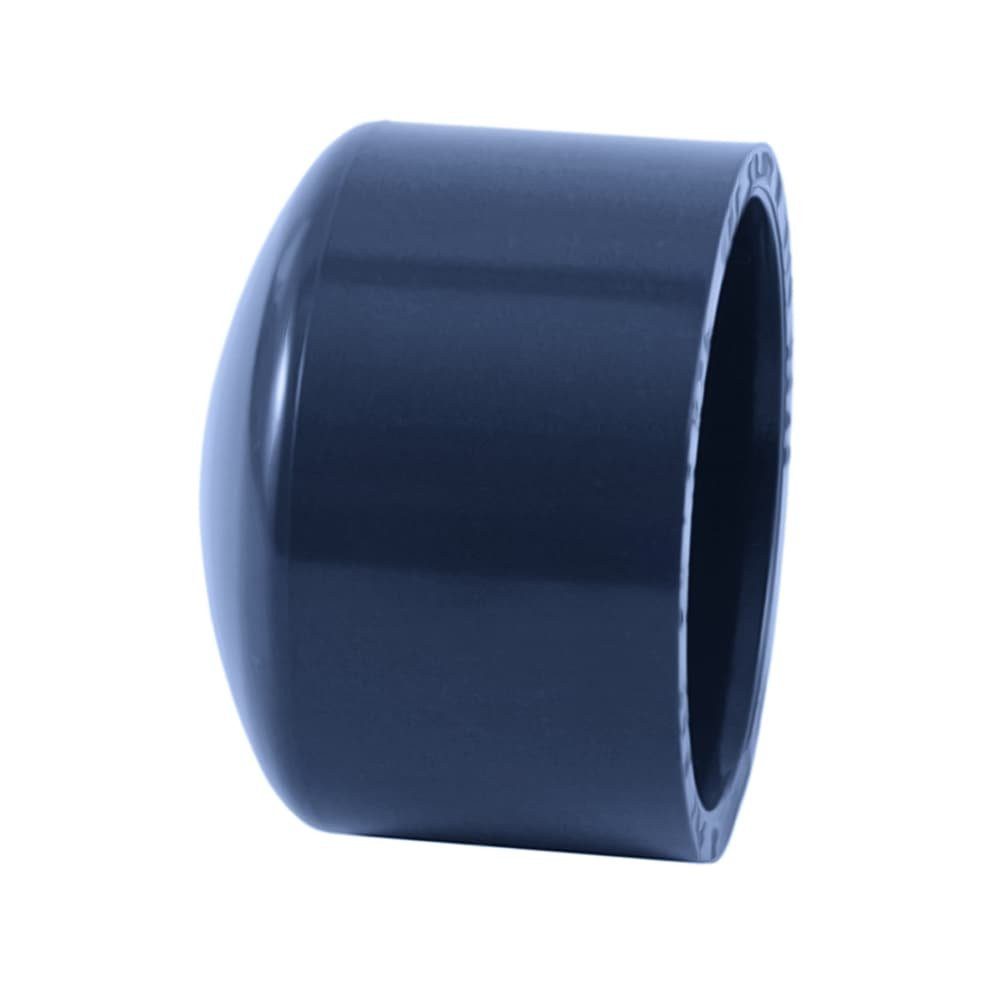 Cepex Rohrverbinder Klebemuffe 50mm, PVC-U Kappe, PVC Fitting, PN16