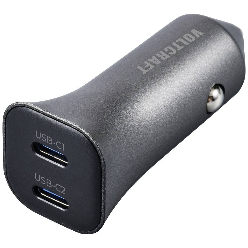 USB-Kfz Schnell-Ladegerät 2x USB-C® 40W USB-Ladegerät